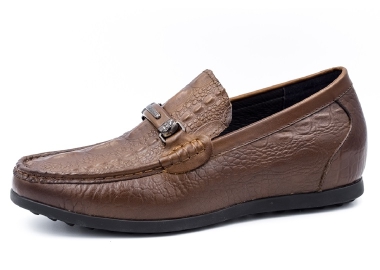 Guciano S840-2 - Màu Nâu- Giày Lười Phong Cách Thời Thượng, Tăng cao 6cm Đà Nẵng