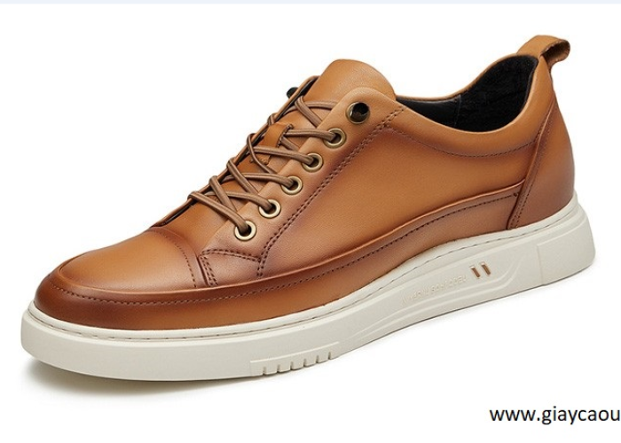 Westino A890-1 - Màu Vàng Bò -  Giày Thể Thao Tăng Chiều Cao đến 6cm Đà Nẵng 