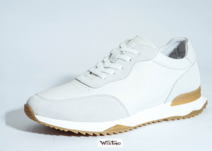 Westino 0221-3 - Màu vàng trắng -  Giày Thể Thao Tăng Chiều Cao đến 6cm Đà Nẵng 